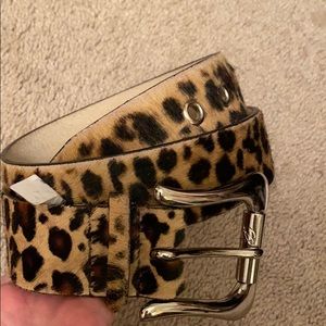 Guess Cheetah Print Belt NWT